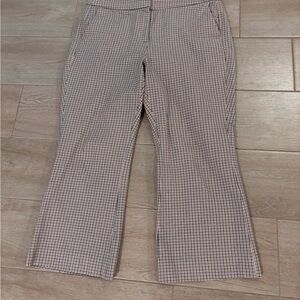 Women's Checkered Pants J. Crew Kelsey Flare